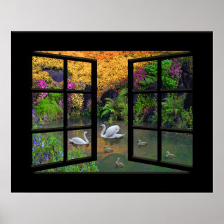 aus meinem Fenster Poster