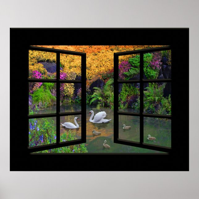 aus meinem Fenster Poster (Vorne)