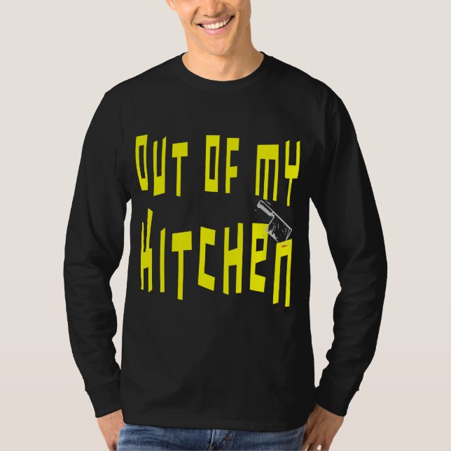 Aus meinem küchenwitzigen Sprichwort T-Shirt (Vorderseite)