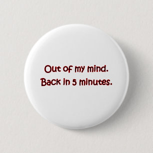 Aus meinem Verstand heraus Button
