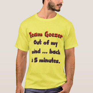 Aus meinem Verstand heraus… hinter in 5 Minuten T-Shirt