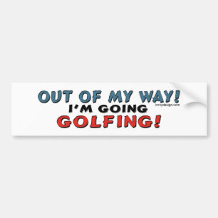 Aus meinem Weisen-Golf spielenden Autoaufkleber