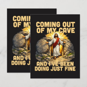 Aus meiner Höhle kommen Die Auferstehung Jesu Karte