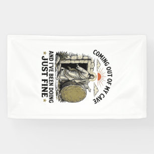 Aus meiner Höhle kommend Christliches Auferstehung Banner
