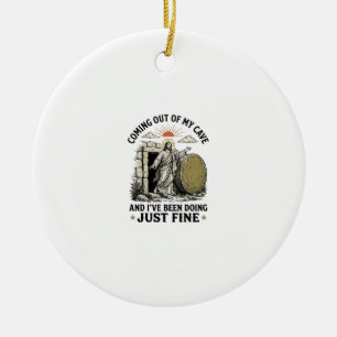 Aus meiner Höhle kommend Christliches Auferstehung Keramik Ornament