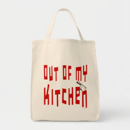 Aus meiner Küche Funny Cook Slogan Tote Tag Tragetasche