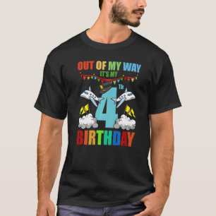 Aus meiner Sicht ist es mein vierter Geburtstags-P T-Shirt