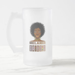 Aus Melanin gefertigt, mit jedem Schattenrelais Mattglas Bierglas