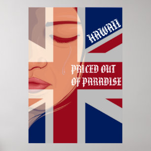 AUS PARADISE HERGESTELLT - WASCHINENFahne Poster