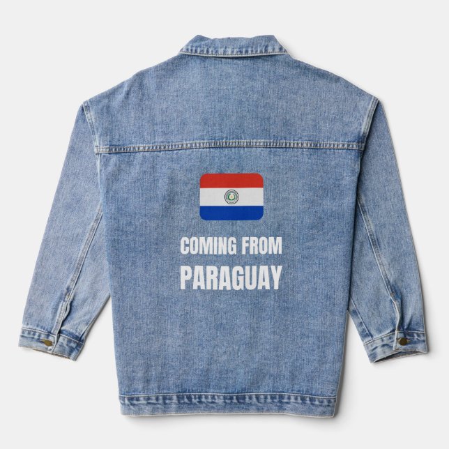Aus Paraguay Jeansjacke (Rückseite)