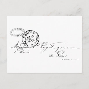 Aus Paris Postkarte