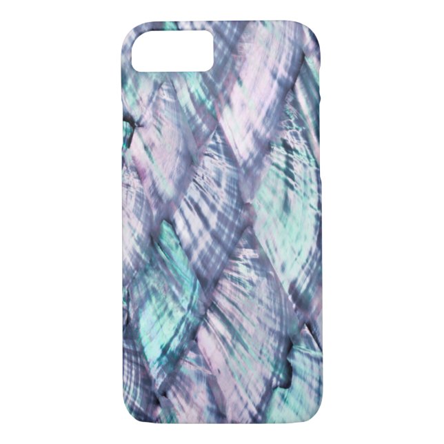 AUS PERLMUTT lila Druck kaum dort iPhone 7 Case-Mate iPhone Hülle (Rückseite)