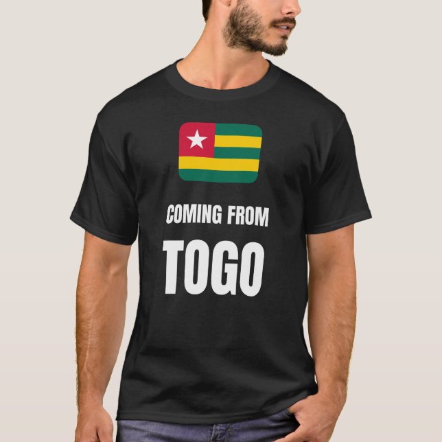 Aus Togo kommend T-Shirt (Vorderseite)