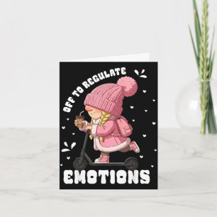 Aus, um Emotionen lustiger Gnom-Psychologe zu regu Karte