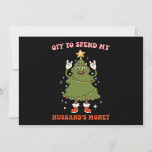 Aus, um mein Ehemann Geld Weihnachten Ehefrau zu v Einladung