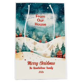 Aus unserem Haus Weihnachten Weihnachten Mittlere Geschenktüte
