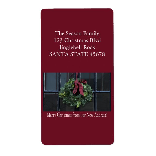 Aus unserem neuen Zuhause Weihnachtskranz (Vorne)