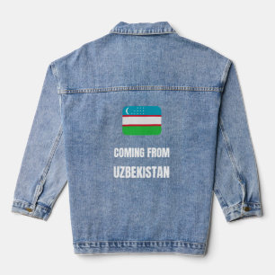 Aus Usbekistan kommend Jeansjacke