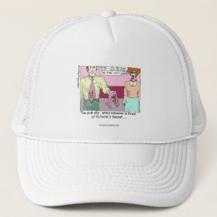 Aus Victoria's Secret Cartoon White Cap gefeuert Truckerkappe