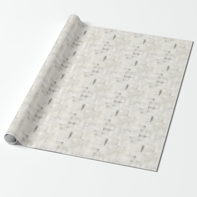 Aus weißer Abstrakter Farbe Geschenkpapier (Ungerollt)