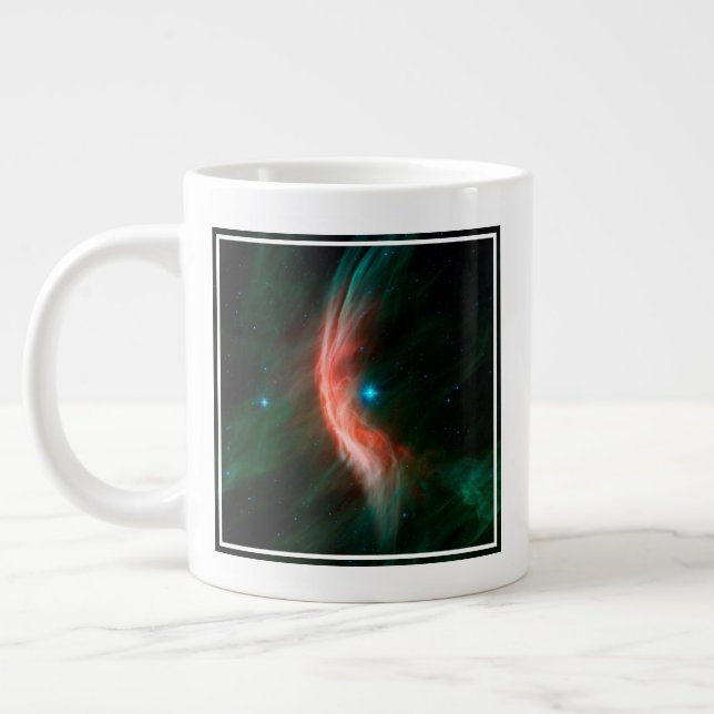 Aus Zeta Ophiuchi fließen Stellarwinde. Jumbo-Tasse (Links)