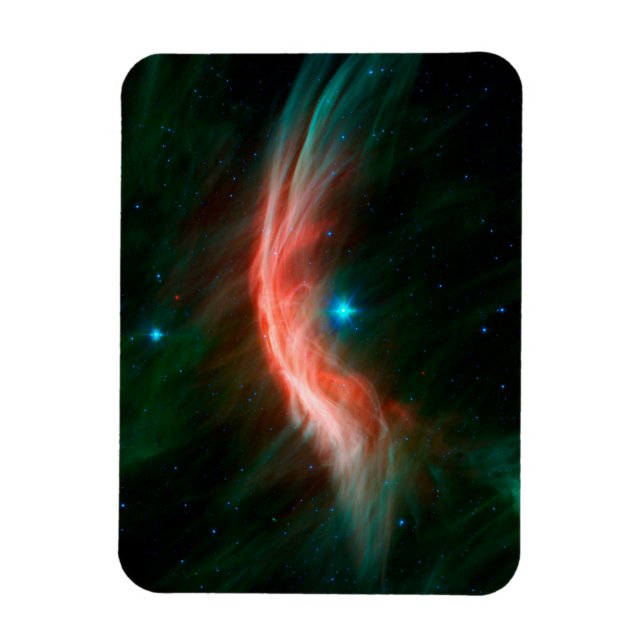 Aus Zeta Ophiuchi fließen Stellarwinde. Magnet (Vertikal)