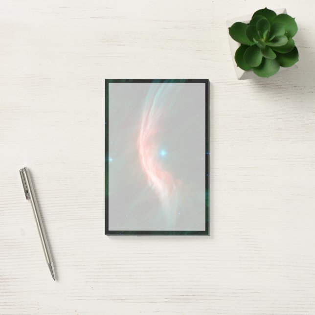 Aus Zeta Ophiuchi fließen Stellarwinde. Post-it Klebezettel (Büro)