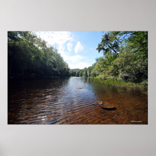 AuSable Fluss im Adirondacks. 08 092 Poster