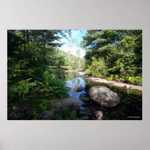 AuSable River in den Adirondacks. Druck 120 Poster