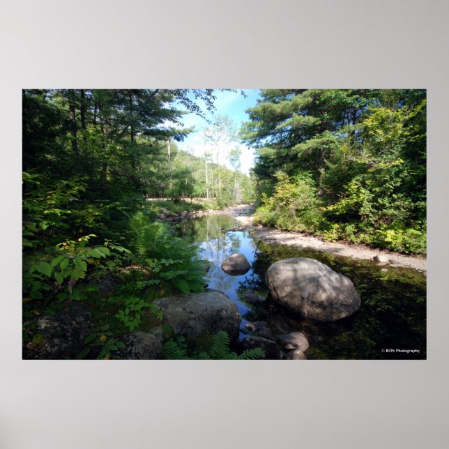 AuSable River in den Adirondacks. Druck 120 Poster (Vorne)