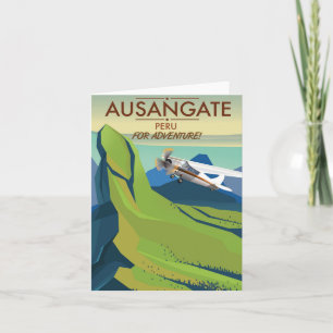 Ausangate Peru.  Abenteuerlust! Feiertagskarte