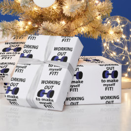 Ausarbeiten von Arbeitsgewichten Geschenkpapier