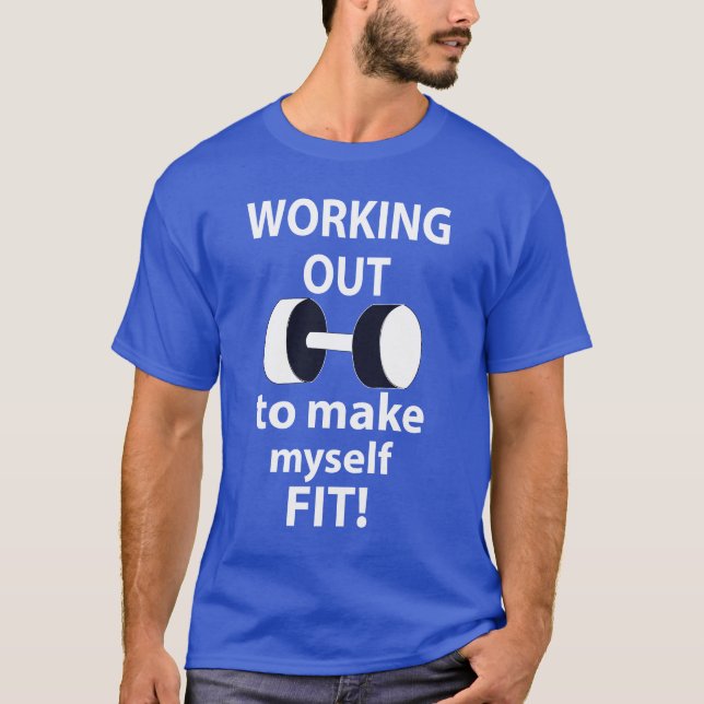 Ausarbeiten von Arbeitsgewichten T-Shirt (Vorderseite)