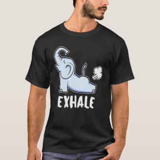 Ausatmen Yoga Elephant Für Elephant T-Shirt