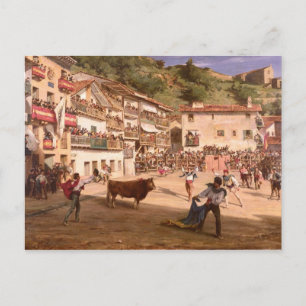 Ausbildenkampf in Biskaya, 1869 Postkarte