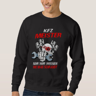 Ausbilder Automechaniker Auto Meister Werkstatt Le Sweatshirt