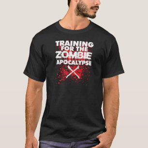 Ausbildung für die Zombie-Apokalypse lustig Zombie T-Shirt