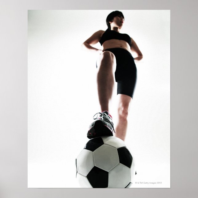 Ausbildung junger Frauen, Fußball Poster (Vorne)