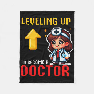 Ausbildung von Ärzten zur Schule Funny Gamer Girls Fleecedecke