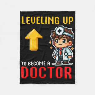 Ausbildung von Doktoranden zur Schule Funny Gamer Fleecedecke