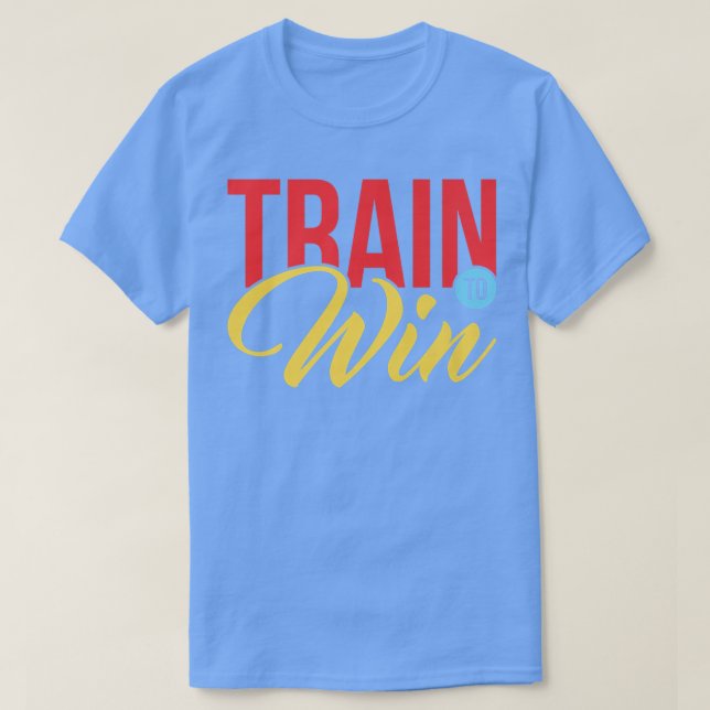 Ausbildung zum Gewinnen Motivation T-Shirt (Design vorne)
