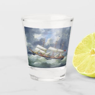 Ausbildungsschiff Atalanta 1885 Schnapsglas