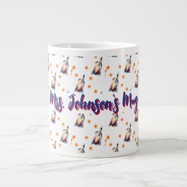 Ausblasen des Raketentyps Jumbo-Tasse (Vorderseite)