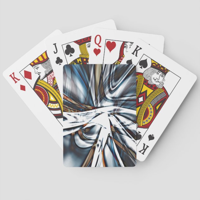 Ausblenden von rustikalen und blinkenden Klippen u Spielkarten (Rückseite)