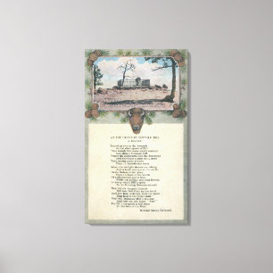 Ausblick-Berg, Colorado Leinwanddruck