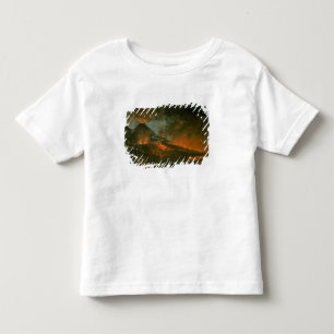 Ausbrechender Vesuv Kleinkind T-shirt