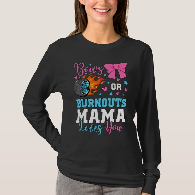 Ausbrennen oder Bögen Mama Mutti liebt dich Geschl T-Shirt (Vorderseite)