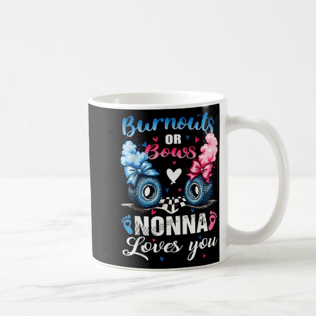 Ausbrennen oder Bögen Nonna liebt Geschlechter-Ent Kaffeetasse (Rechts)