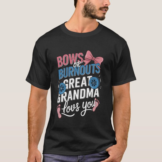 Ausbrennen oder Bögen Urgroßmutter liebt dich Gesc T-Shirt (Vorderseite)