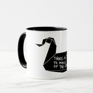Ausbruch aus dem Gefängniss-Kran-Mitteilung Tasse